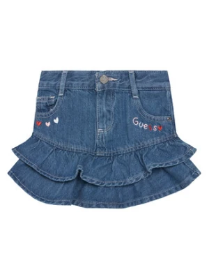 Guess Spódnica jeansowa K6RD00 D45E0 Niebieski Regular Fit