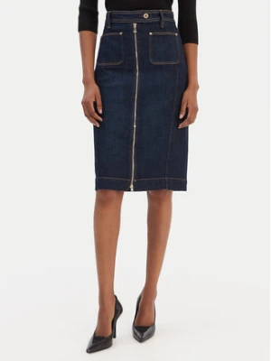 Guess Spódnica jeansowa W6RD0U D6881 Granatowy Regular Fit