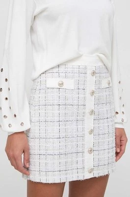 Guess spódnica NATALIE kolor biały mini prosta W4GD0L WFWW2