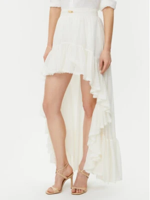 Guess Spódnica maxi 5GGD34 7317A Biały Regular Fit
