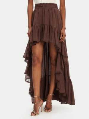 Guess Spódnica maxi 5GGD34 7317A Brązowy Regular Fit