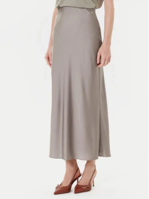 Guess Spódnica midi W5YD55 WF1T2 Szary Regular Fit