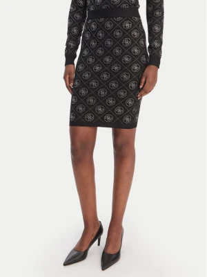 Guess Spódnica midi W6RD0O Z3JD2 Czarny Regular Fit