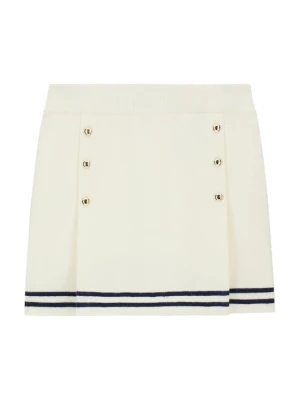 Guess Spódnica mini J6BD02Z 1277 Kremowy Regular Fit