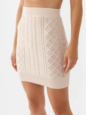 Guess Spódnica mini W3YD68 Z37L1 Szary Regular Fit