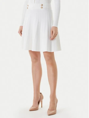 Guess Spódnica mini W5YD65 Z0130 Biały Regular Fit