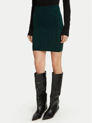 Guess Spódnica mini W6BD12 Z1442 Zielony ciemny