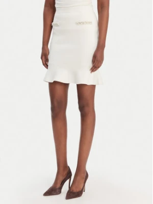 Guess Spódnica mini W6RD75 Z4422 Écru Regular Fit