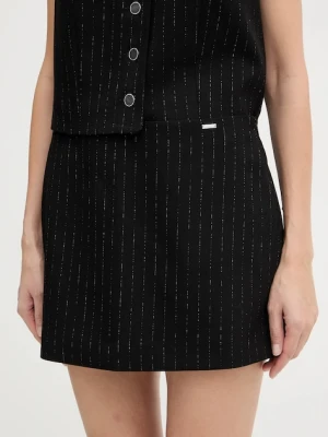 Guess spódnica mini ZANITA kolor czarny mini prosta W5BD64 W2422