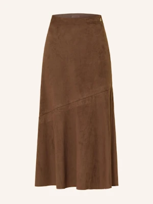 Guess Spódnica Nunzia Z Imitacji Skóry braun