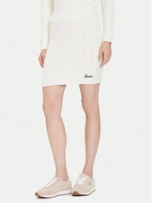 Guess Spódnica ołówkowa V5BD03 Z0572 Beżowy Regular Fit