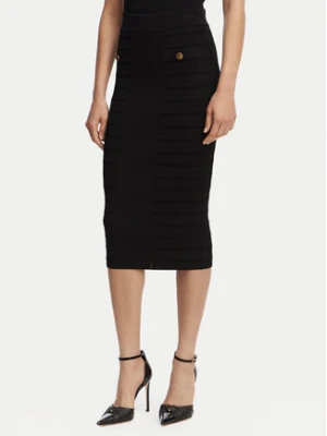 Guess Spódnica ołówkowa W5YD66 Z0130 Czarny Slim Fit