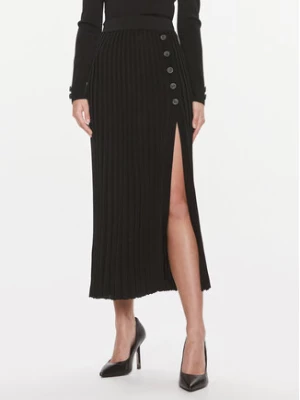 Guess Spódnica plisowana Shopie Pleated Skirt W4RD99 Z3D60 Czarny Regular Fit