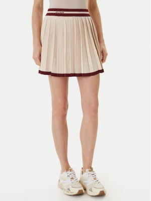 Guess Spódnica plisowana V6GD04 Z0649 Beżowy Regular Fit