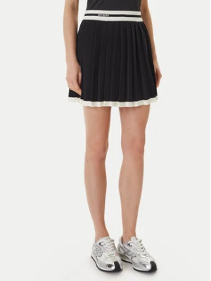 Guess Spódnica plisowana V6GD04 Z0649 Czarny Regular Fit