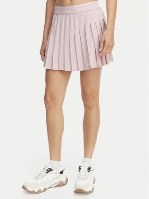 Guess Spódnica plisowana V6GD11 W1802 Różowy jasny Regular Fit