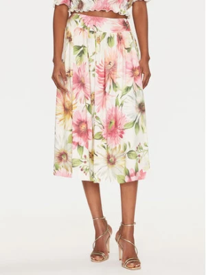 Guess Spódnica plisowana W5GD64 WH4S2 Kolorowy Regular Fit