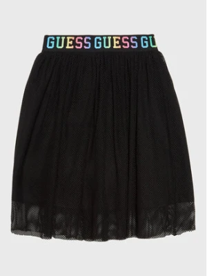 Guess Spódnica trapezowa J3RD10 KACZ0 Czarny Regular Fit