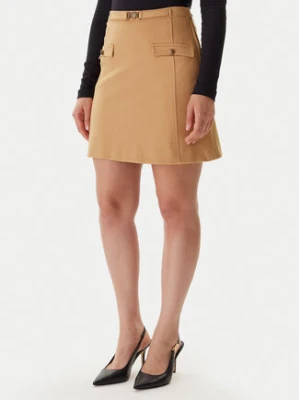 Guess Spódnica trapezowa W5BD61 KCMU2 Beżowy Regular Fit