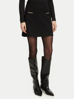 Guess Spódnica trapezowa W6BD23 K6219 Czarny Regular Fit