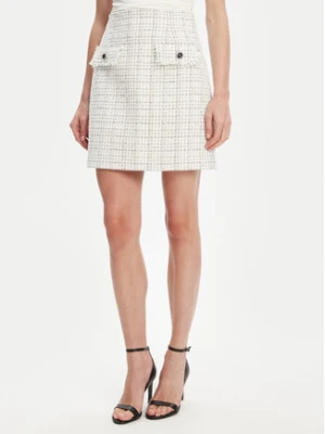 Guess Spódnica W5YD15 WHDB2 Biały Regular Fit