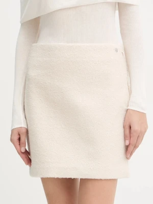 Guess spódnica ZITA kolor beżowy mini prosta W5BD68 W2392