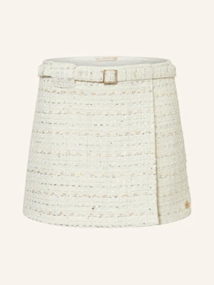 Guess Spódnico-Spodnie Z Błyszczącą Przędzą I Cekinami weiss