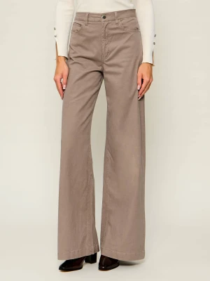 GUESS Spodnie Bellagio | Relaxed fit beżowy