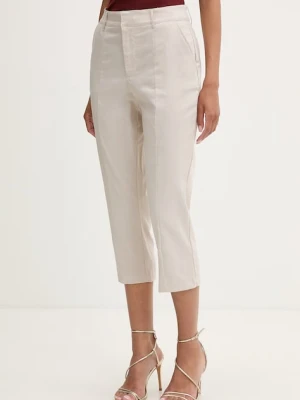 Guess spodnie capri damskie z wiskozą CHRISSY