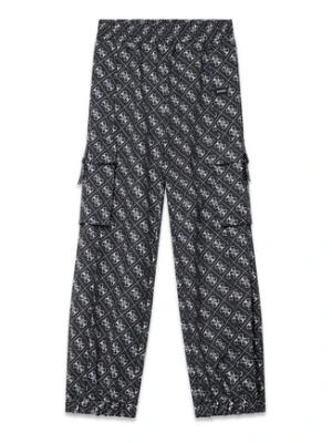 Guess Spodnie cargo J6RB03 WH2K0 Czarny Cargo Fit