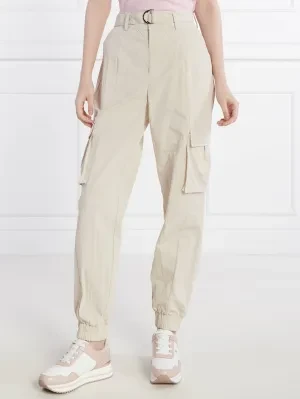 GUESS Spodnie cargo | Regular Fit | high waist