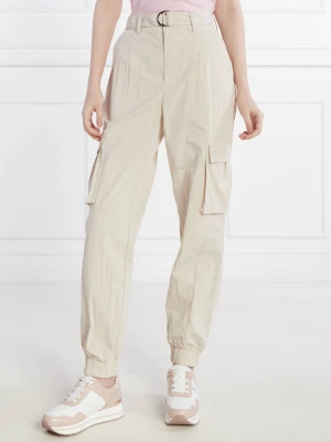GUESS Spodnie cargo | Regular Fit | high waist
