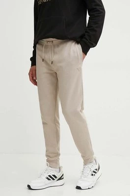 Guess spodnie dresowe ALDWIN kolor beżowy melanżowe Z2YB22 KAIJ1