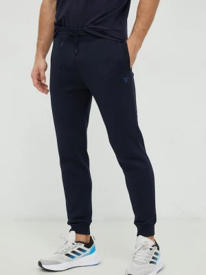 Guess spodnie dresowe ALDWIN kolor granatowy melanżowe Z2YB22 K9V31