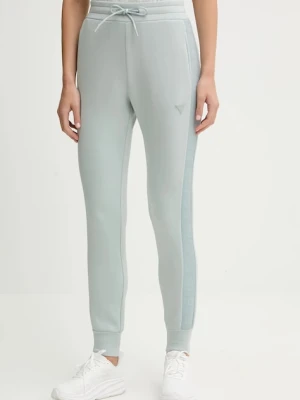 Guess spodnie dresowe ALLIE kolor niebieski z nadrukiem V2YB18 K7UW2