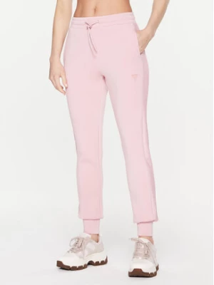 Guess Spodnie dresowe Allie Scuba V2YB18 K7UW2 Różowy Regular Fit