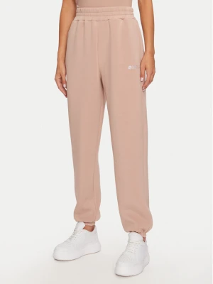 Guess Spodnie dresowe Cecilia V4BB13 K7UW2 Beżowy Regular Fit