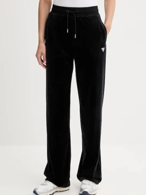 Guess spodnie dresowe COUTURE damskie kolor czarny gładkie V3BB26 K0232