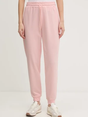 Guess spodnie dresowe damskie z bawełną SILVY