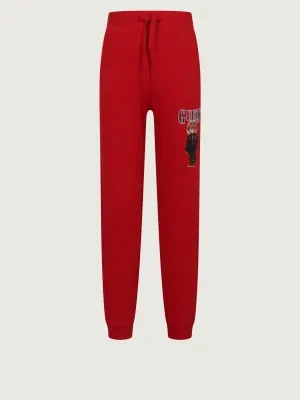 Guess Spodnie dresowe FRENCH TERRY | Regular Fit
