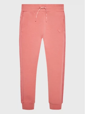 Guess Spodnie dresowe J2YQ24 FL03S Różowy Regular Fit