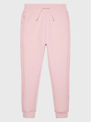 Guess Spodnie dresowe J2YQ24 FL03S Różowy Relaxed Fit