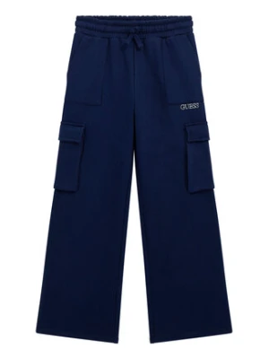 Guess Spodnie dresowe J5BQ13 KCKF2 Granatowy Relaxed Fit