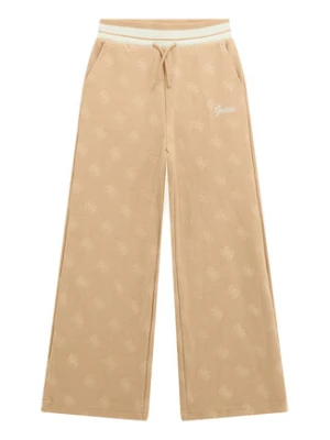 Guess Spodnie dresowe J5BQ17 K1902 Beżowy Wide Leg