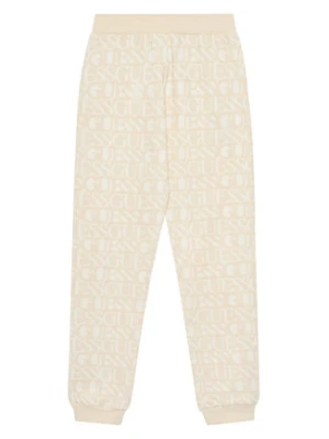 Guess Spodnie dresowe J5YQ13 KAD74 Beżowy Regular Fit