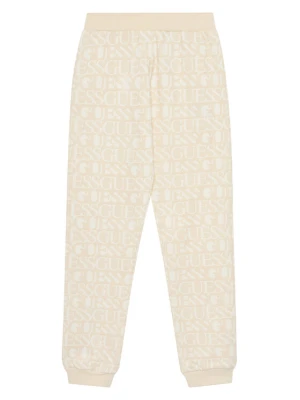 Guess Spodnie dresowe J5YQ13 KAD74 Beżowy Regular Fit