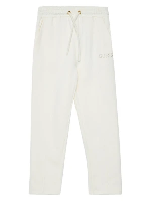 Guess Spodnie dresowe J5YQ17 KAV34 Écru Regular Fit Kremowy
