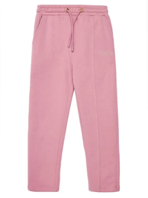 Guess Spodnie dresowe J5YQ17 KAV34 Różowy Regular Fit