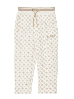 Guess Spodnie dresowe J5YQ34 KB212 Écru Regular Fit