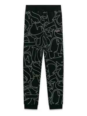 Guess Spodnie dresowe J6YB03 K3924 Czarny Regular Fit